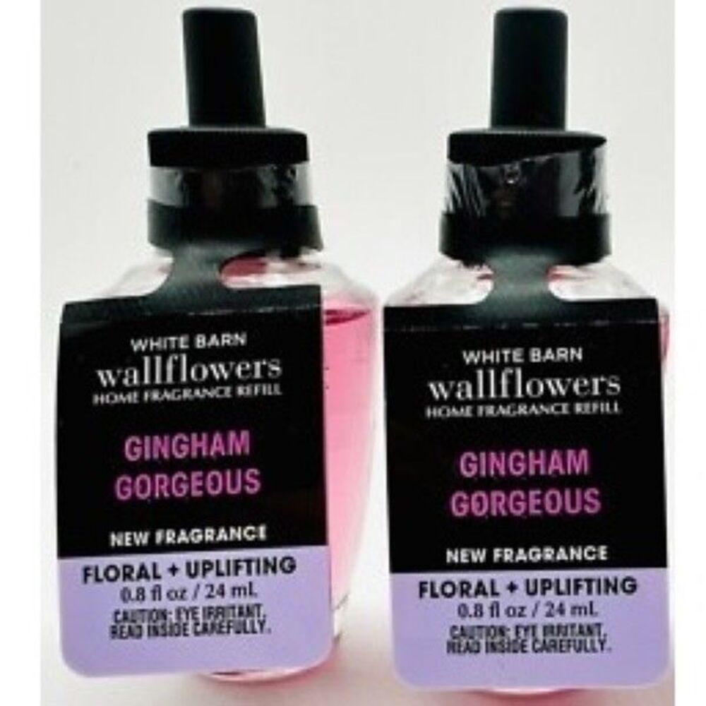 Bath and Body Works GINGHAM GORGEOUS Wallflower Home Fragrance Refill X2